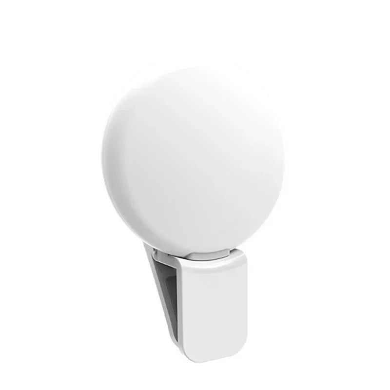 Portable LED Selfie Ring Light with 3-Level Brightness Adjustment