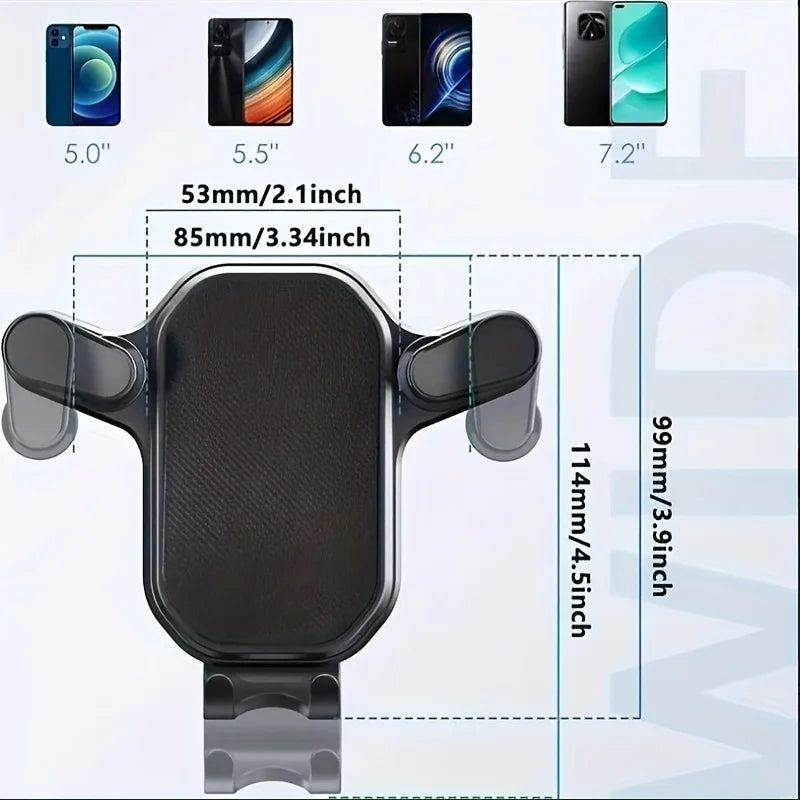 Universal Car Air Vent Phone Holder – Adjustable Smartphone Mount for GPS Navigation