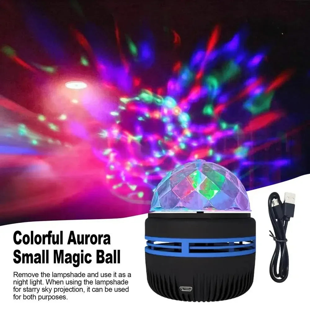 LED Galaxy Star Projector Light – Multicolor Night Lamp with Remote Control