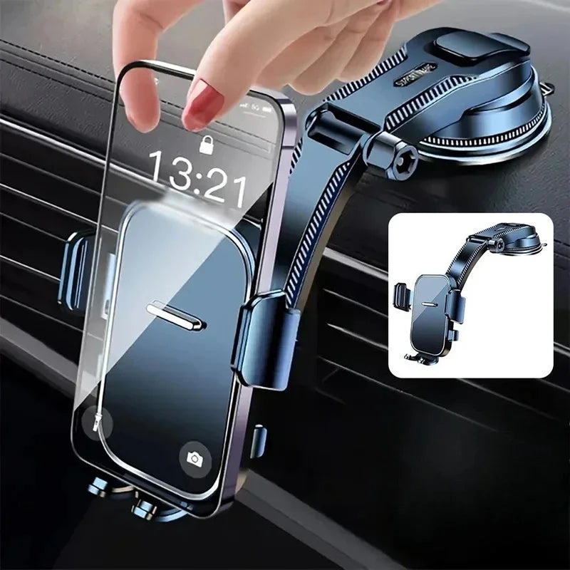 Universal Car Phone Holder – Dashboard & Windshield Mount for GPS Navigation