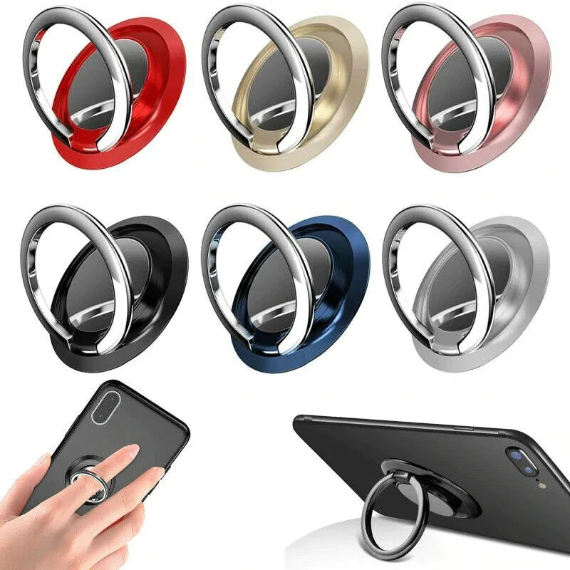 360° Rotating Magnetic Phone Ring Holder & Car Mount