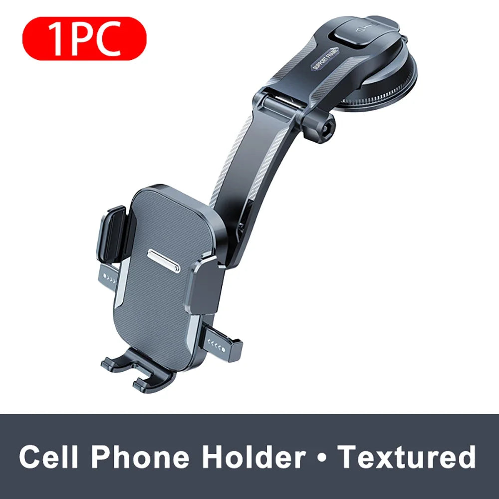 Universal Car Phone Holder – Dashboard & Windshield Mount for GPS Navigation