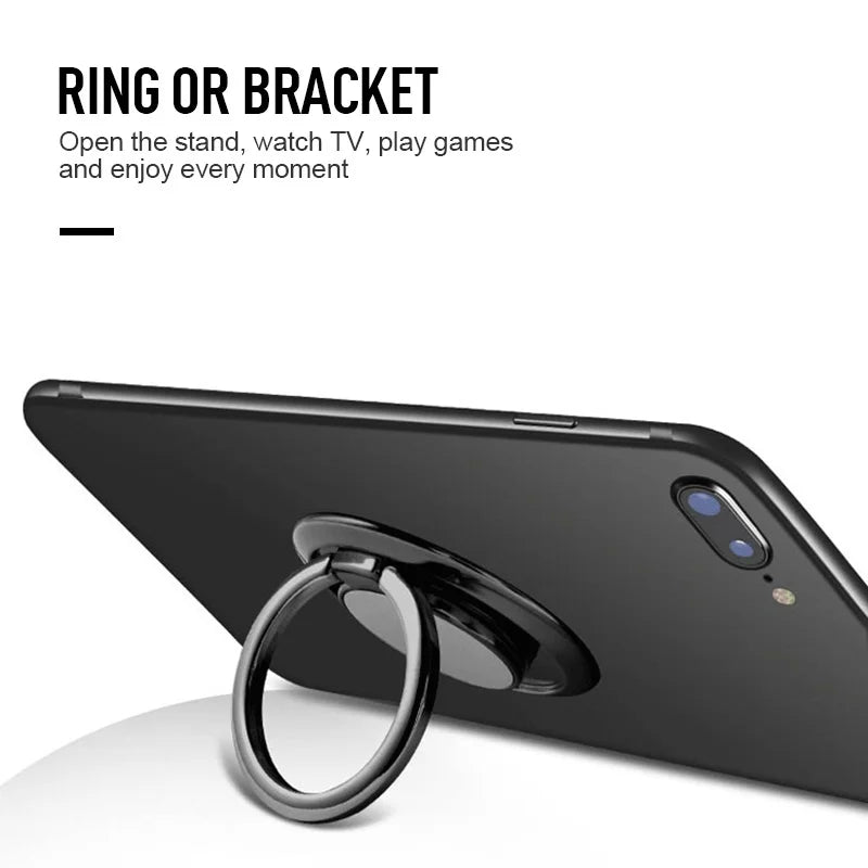 360° Rotating Magnetic Phone Ring Holder & Car Mount