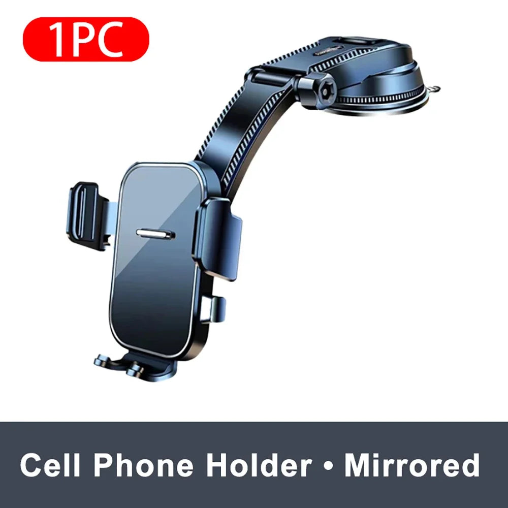 Universal Car Phone Holder – Dashboard & Windshield Mount for GPS Navigation
