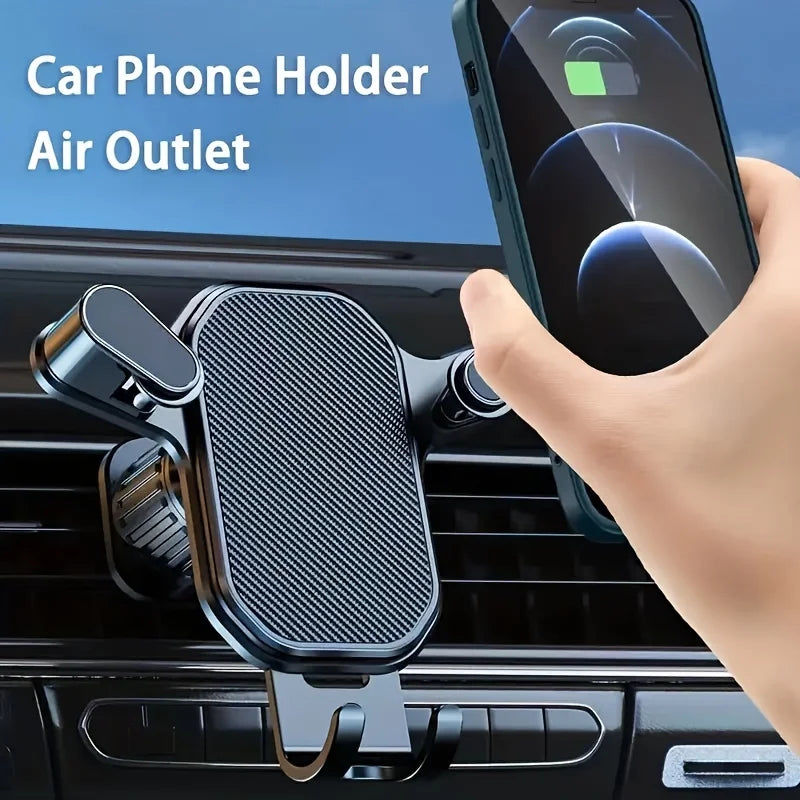 Universal Car Air Vent Phone Holder – Adjustable Smartphone Mount for GPS Navigation